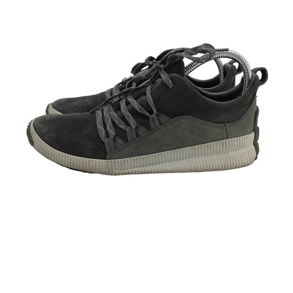 Sorel Out N About Gray Leather Suede Low Top Sneakers Size 10 Womens Waterproof - Picture 6 of 12